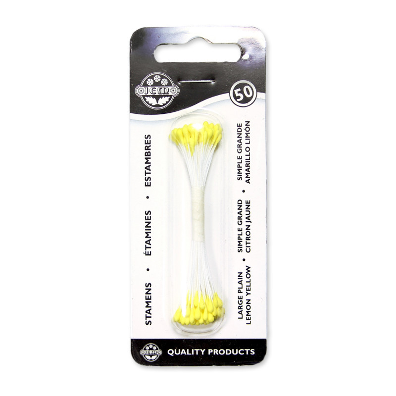 PME Plain Stamen Large - Lemon Yellow
