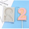 Large Number Silicone mold nr. 2