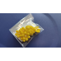 Marzipan flower yellow color