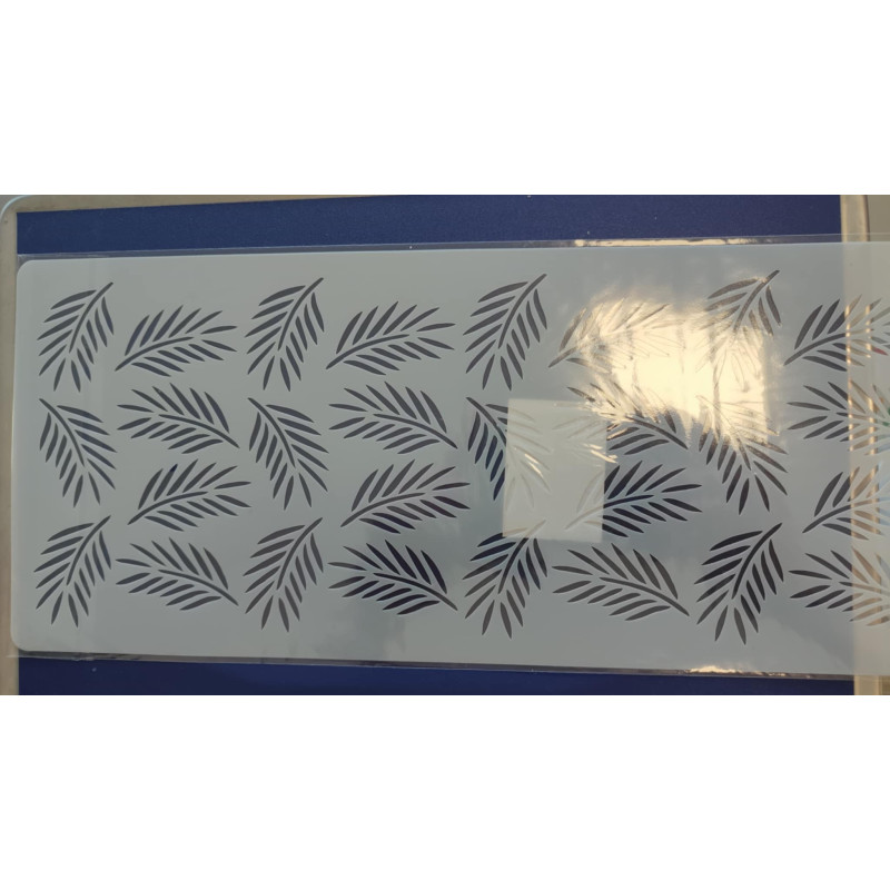 Pálma levél stencil