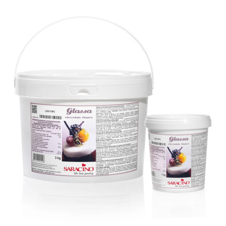 SARACINO TÜKÖRGLAZE FEHÉR CSOKOLÁDÉS 3KG
