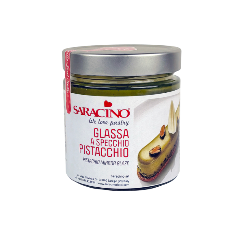 Saracino Pistaccio mirror glaze 250g
