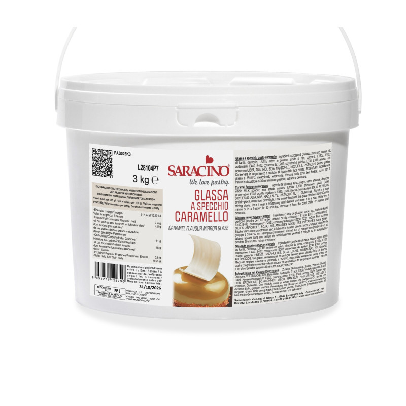 SARACINO TÜKÖRGLAZE  KARAMELLÁS 3KG