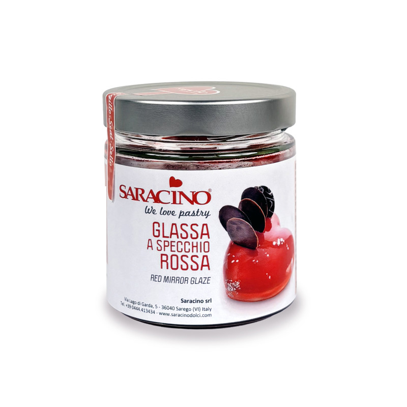 SARACINO TÜKÖRGLAZE PIROS  500g