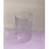 Transparent plastic cylinder Ø65×100 mm
