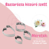 Bazsarózsa kiszúró szett