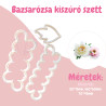 Bazsarózsa kiszúró szett