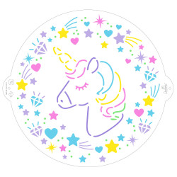 Decora Unicorn Stencile 25 cm