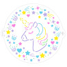 Decora Unicorn Stencile 25 cm