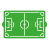 Decora Football Field Stencil 30x20 cm