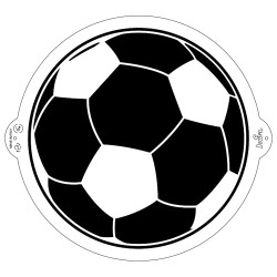 Decora Soccer Stencil 25 cm