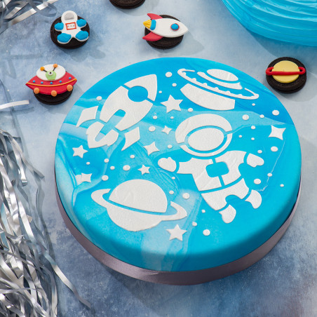 Decora Space Stencil 25 cm
