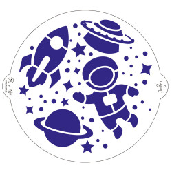 Decora Space Stencil 25 cm