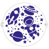 Decora Space Stencil 25 cm