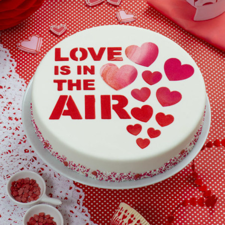 Decora Love is in the Air Stencil 25 cm