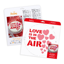 Decora Love is in the Air Stencil 25 cm