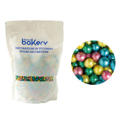 Maxi Cukorgyöngy 7mm Vegyes Metálszínű 1 Kg