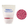 Metallic Pink Sugar Pearls 1 Kg