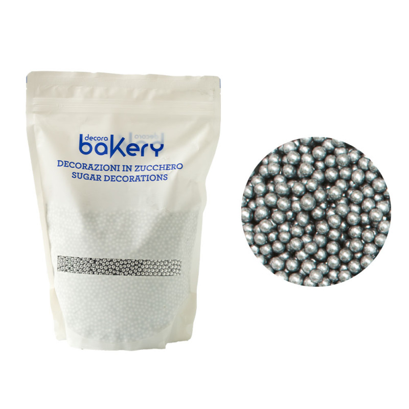 Silver Sugar Pearls 1 Kg