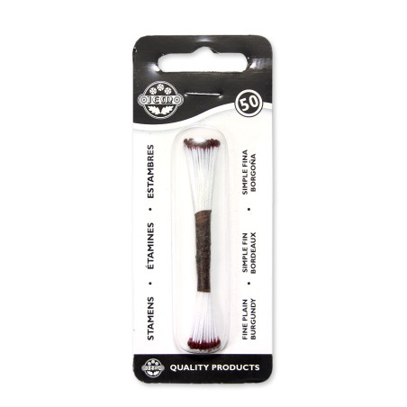 PME Plain Stamen Fine - Burgundy
