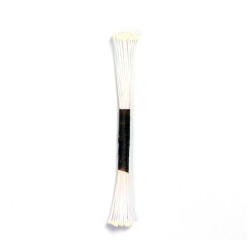 Plain Stamen Fine - White