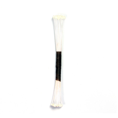Plain Stamen Fine - White