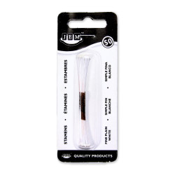 Plain Stamen Fine - White