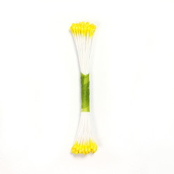 Pearl Stamen Medium - Yellow