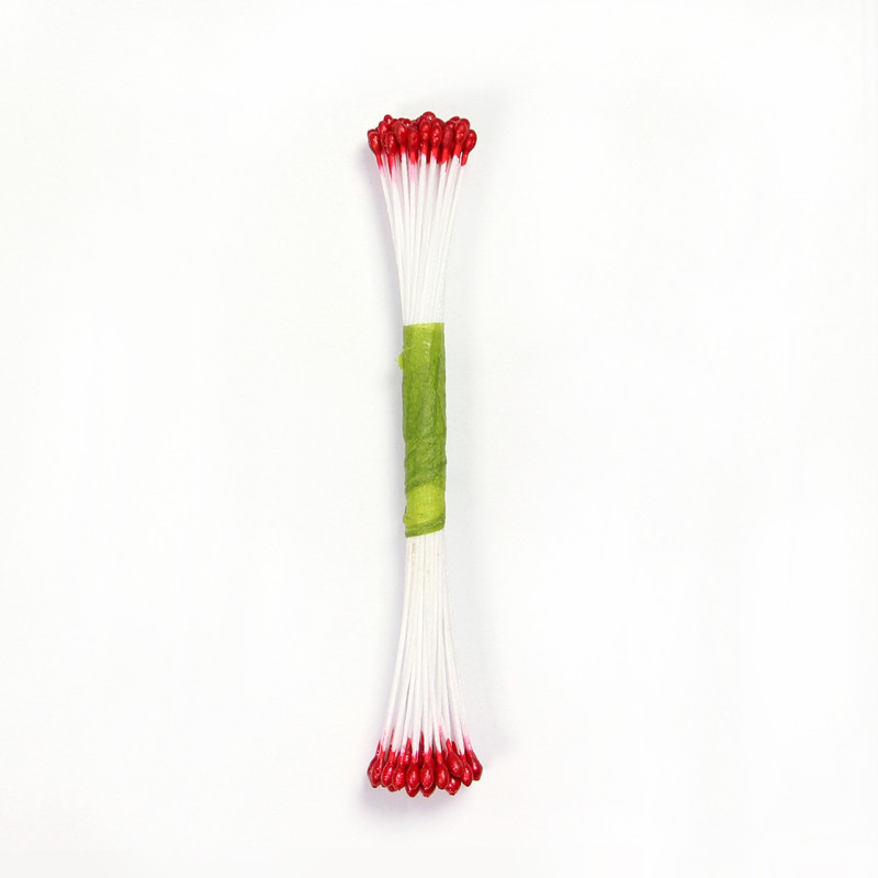 Pearl Stamen Medium - Red