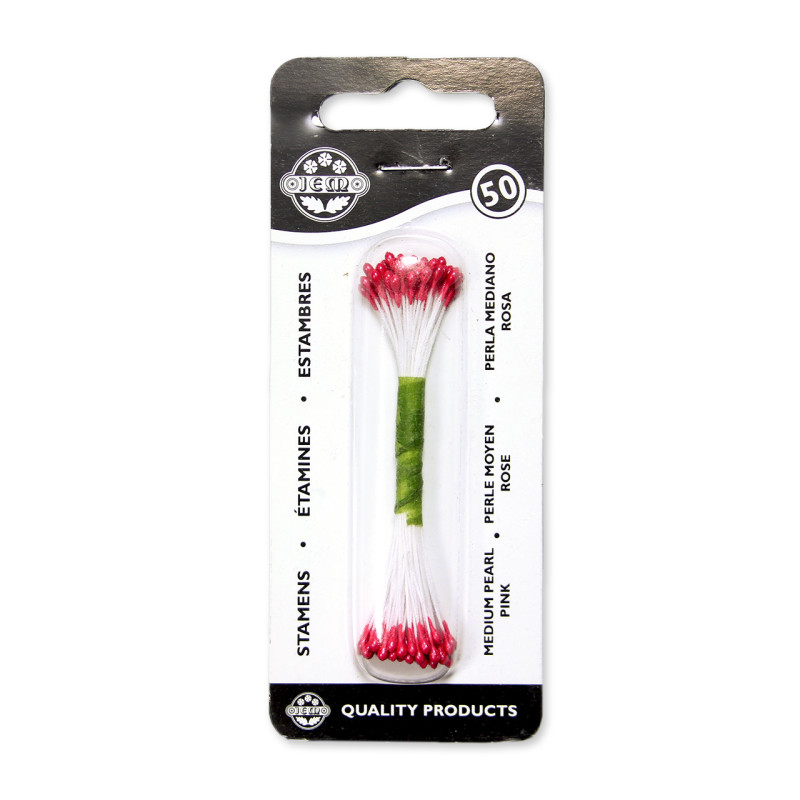 Pearl Stamen Medium - Pink
