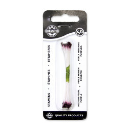 Pearl Stamen Medium - Purple