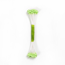 Pearl Stamen Medium - Lime Green