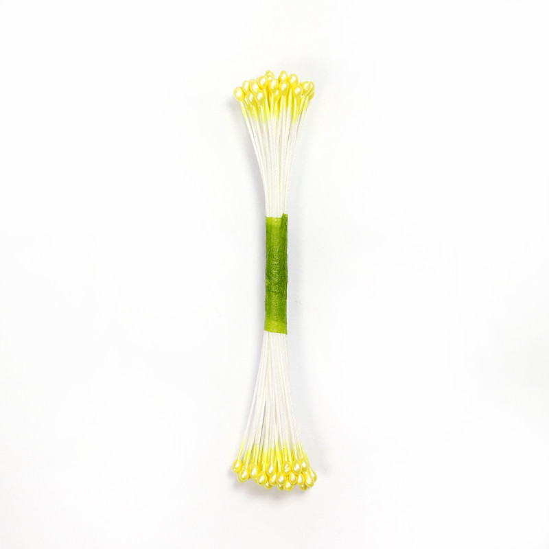 Pearl Stamen Medium - Lemon Yellow