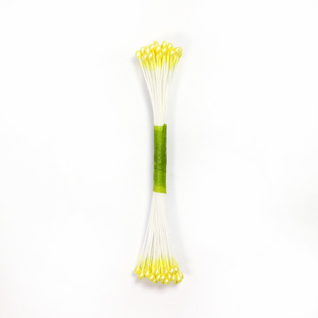Pearl Stamen Medium - Lemon Yellow