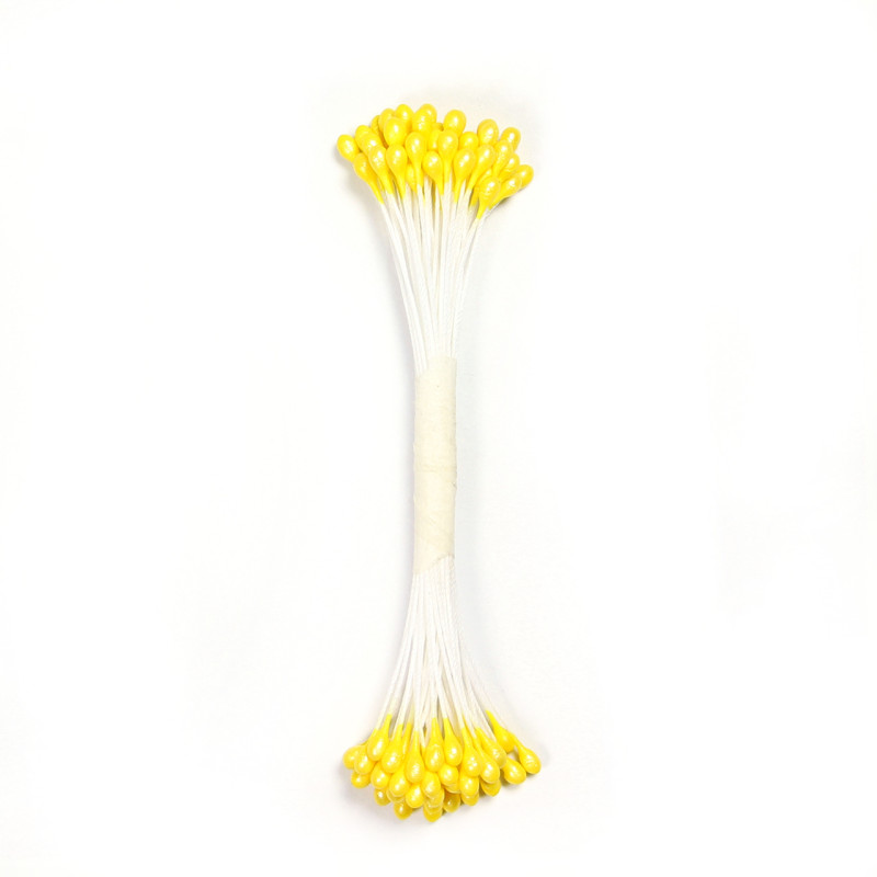 Pearl Stamen Large - Yellow