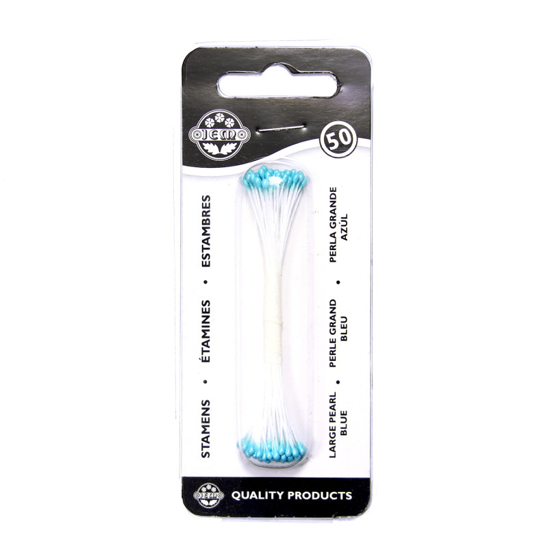 Pearl Stamen Large - Blue