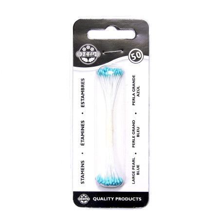 Pearl Stamen Large - Blue
