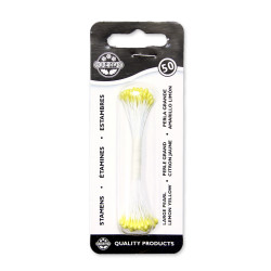 Pearl Stamen Large - Lemon Yellow