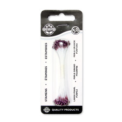 Pearl Stamen Large - Purple