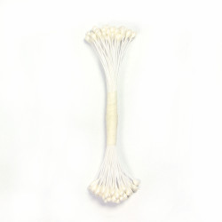 Pearl Stamen Large - White
