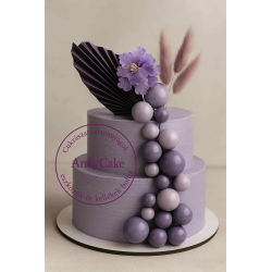 Bubble Cake Topper Mix set of 20 purple