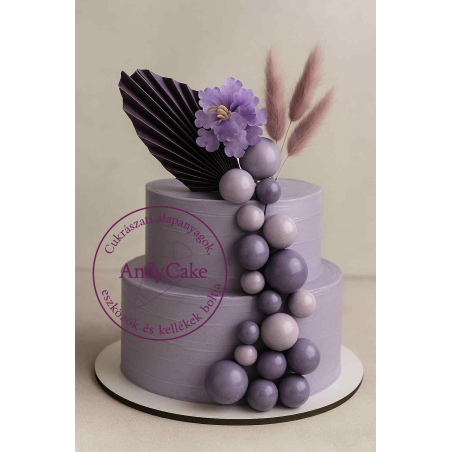 Bubble Cake Topper Mix set of 20 purple