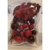 Bubble Cake Topper Mix set of 20 red and claret