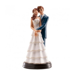 Wedding couple hugging 18 cm