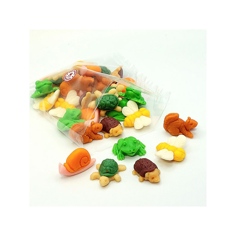Marzipan forest animals