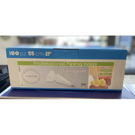55 cm Professional Piping bags super strong transparent 100 pcs/roll