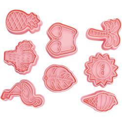 Summer holiday cutter and embossing set of 8