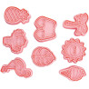 Summer holiday cutter and embossing set of 8