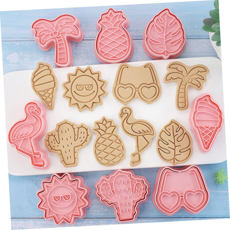 Summer holiday cutter and embossing set of 8