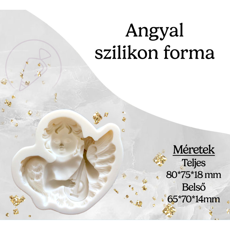 Angyal szilikon forma